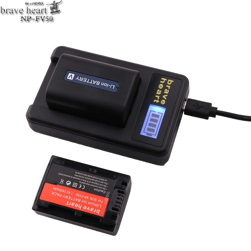 4-Packs NP-FV50 FV50 Camera Li-ion Batteries for Sony NP FV50 HDR-CX150E CX170 CX300 D6544,for sony NPFV50 accessories