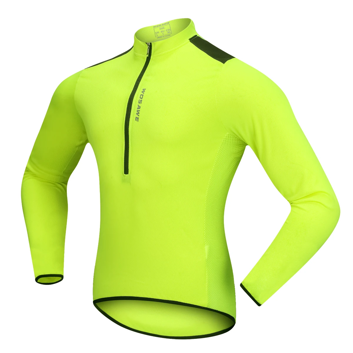 WOSAWE весна лето мужские комплекты одежды для велоспорта 4 цвета пуловер Толстовка гель Светоотражающие Джерси брюки костюм велосипед одежда - Цвет: BL202G