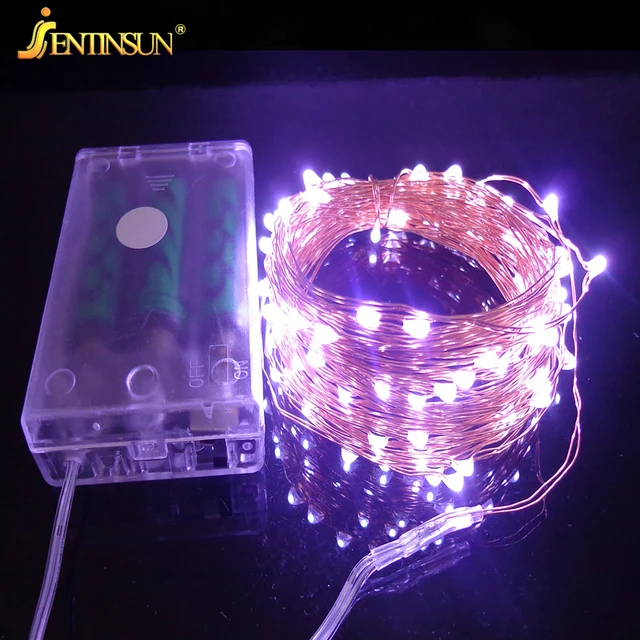 Aliexpress 5m Battery Led Light String Copper Wire Garden 5m Battery Led Light String Copper Wire Garden Decorative Christmas Waterproof Lights Fairy Valentines Wedding Decoration