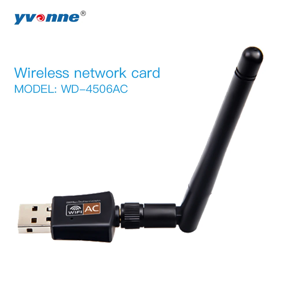 Беспроводной USB WiFi адаптер 600 Мбит/с Антенна PC сетевая карта двухдиапазонный 2 4 + 5 8