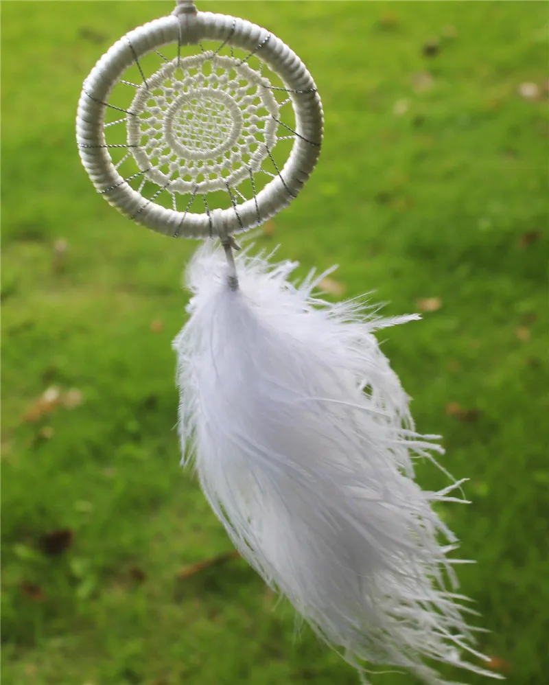 

New fashion originality big Hot white Dreamcatcher Wind Chimes Indian Style Feather Pendant Dream Catcher Gift