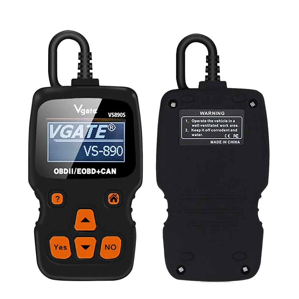 Диагностический инструмент Vgate VS890 VS890S автомобильный считыватель кодов MaxiScan VS890 OBD2 сканер Поддержка мультибрендовых автомобилей