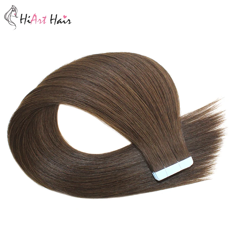 HiArt 2,5 г, накладные волосы на ленте, волосы remy, салонная лента натуральные волосы, накладные волосы на ленте, 1" 20" 22"