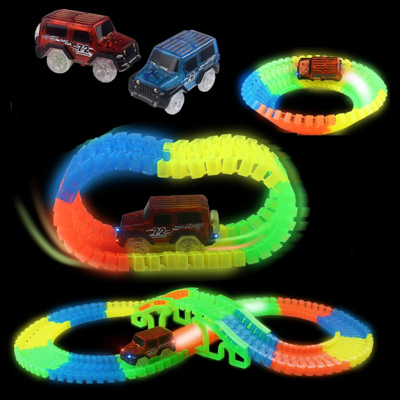 flex track cars