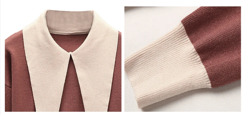 Smthma 2019 новый осенний высококачественный Женский пуловер с круглым вырезом, свитер с эластичной резинкой на талии, вязаный женский