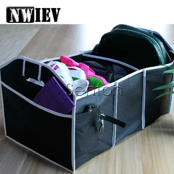 

NWIEV Car Trunk Storage Bag Multifunction Rack Folding Net For Suzuki Swift Grand Vitara SX4 Mitsubishi Lancer Asx Opel Zafira B