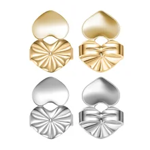 Magic Fashion Earring Backs Support Earring Lifts Fits all Post Earrings Set Gold Color / Silver Color Jewelry Accessories