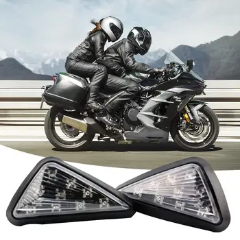 

Motorcycle Motor Bike Turn Signal Triangular Steel Ring lamp Motorcycle Lights Motorcycle Turn Motorcycle Turn Signal Lights