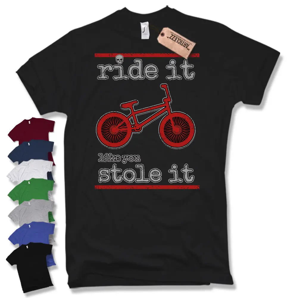BMX велосипед футболка грязи флатландии Улица Funshirt подарок старой школы Harajuku