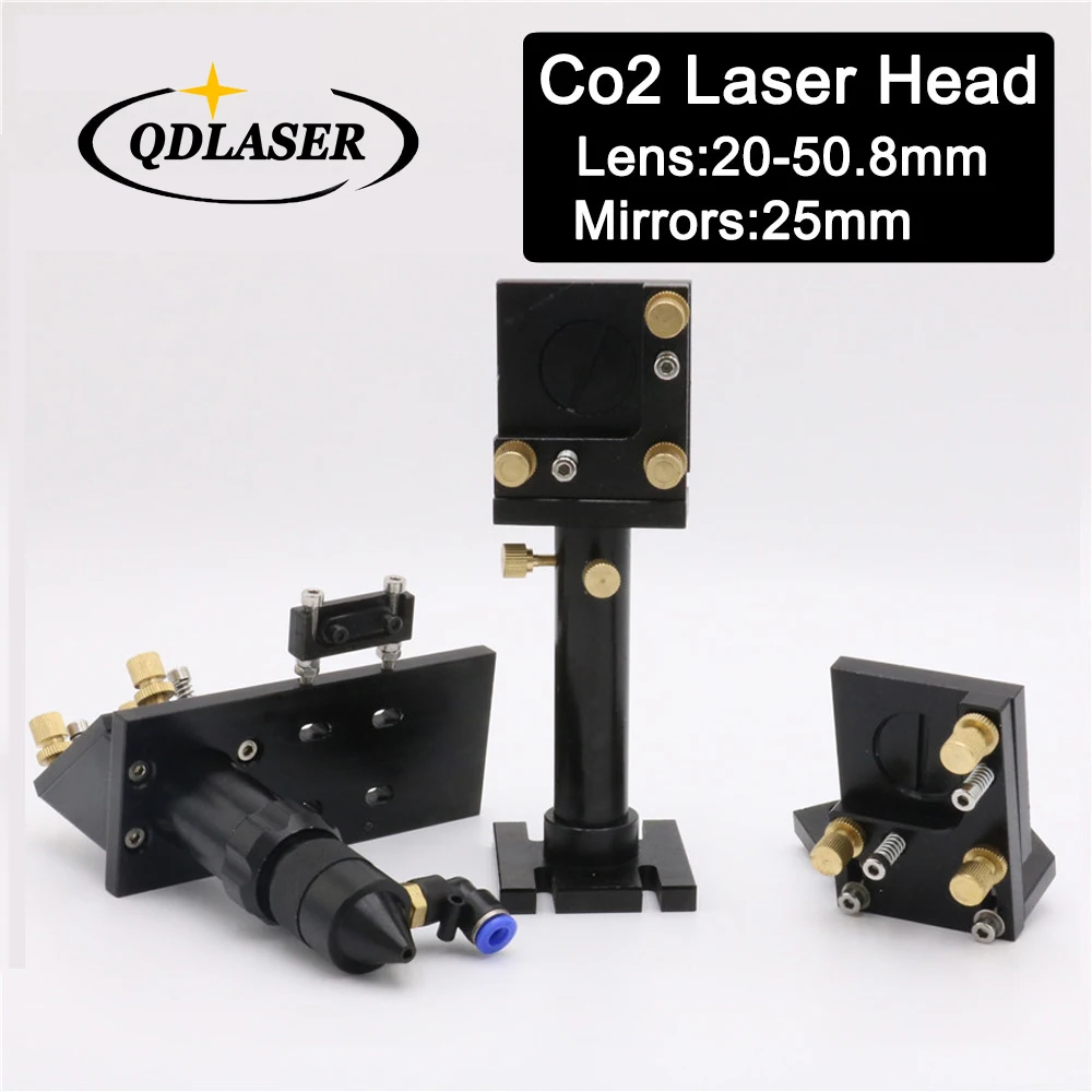Whole Set CO2 Laser Head Mirror Lens Integrative Mount Houlder for Focus Lens 20-50.8mm and Mirror 25mm Whole Set CO2 Laser Head Mirror Lens Integrative Mount Houlder for Focus Lens 20-50.8mm and Mirror 25mm