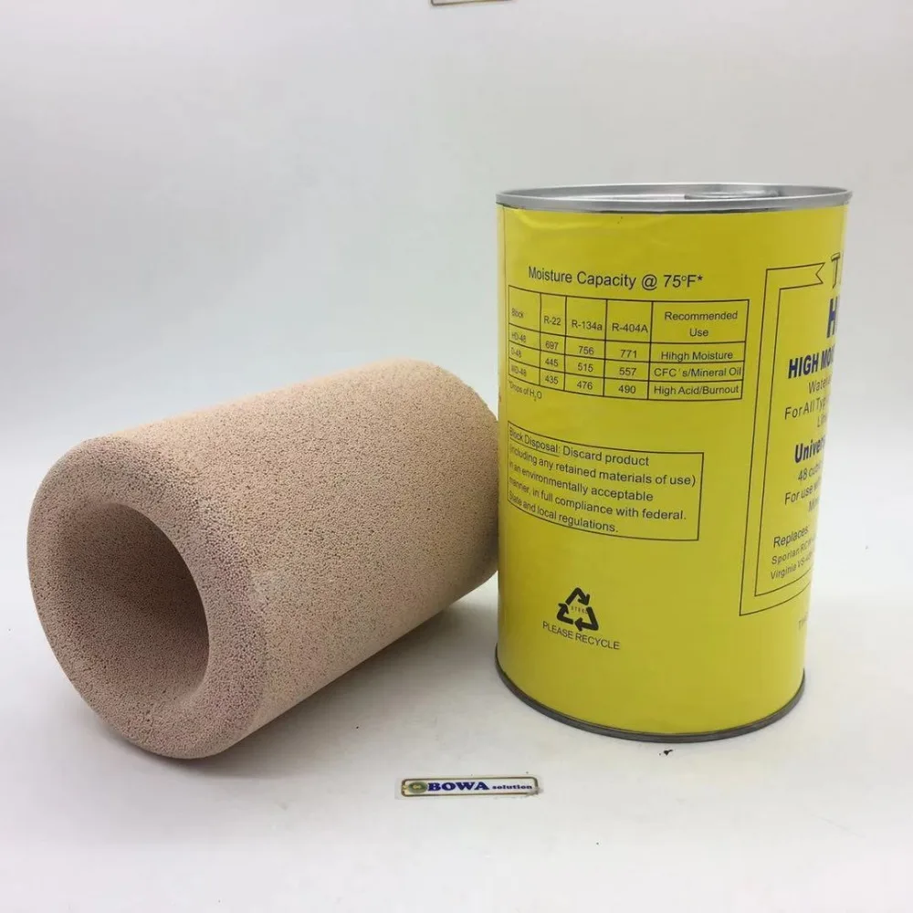 

Universal replacement cores & filter cores is for use in demountable filter drier shells and similar competitve taks-apart ones
