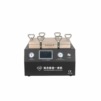 

Free shipping Hot TBK-408 12 Inch Vacuum pump LCD OCA Laminating Machine Debubbler in one Machine For Touch Screen Refurbish