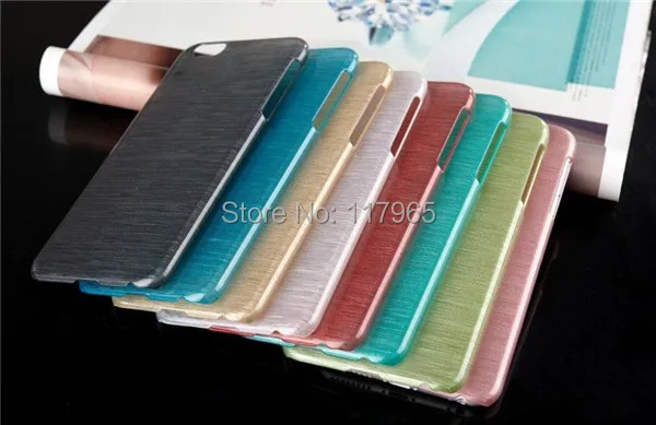 Роскошные Multicolors Ультра Тонкий ПК Матовый Трудный Случай Крышки Кожи Для iPhone 6 Plus