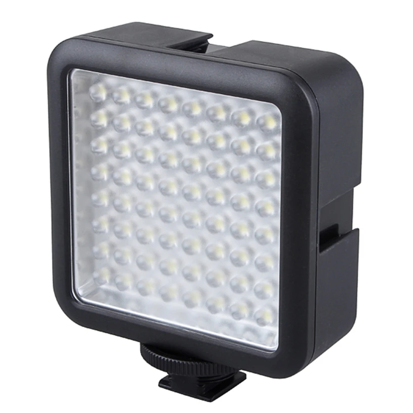 Luz da Lâmpada de Vídeo para Câmera Godox Digital Dsrl Filmadora dv 64 Led Luz Led-64