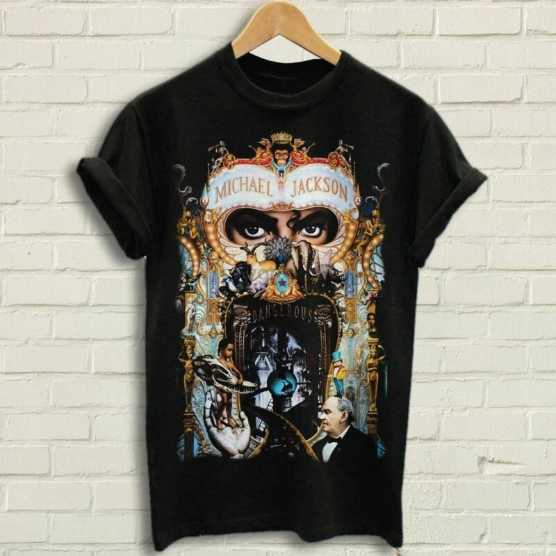 

Michael Jackson - Dangerous T Shirt Black Tee shirt Dangerous black tees