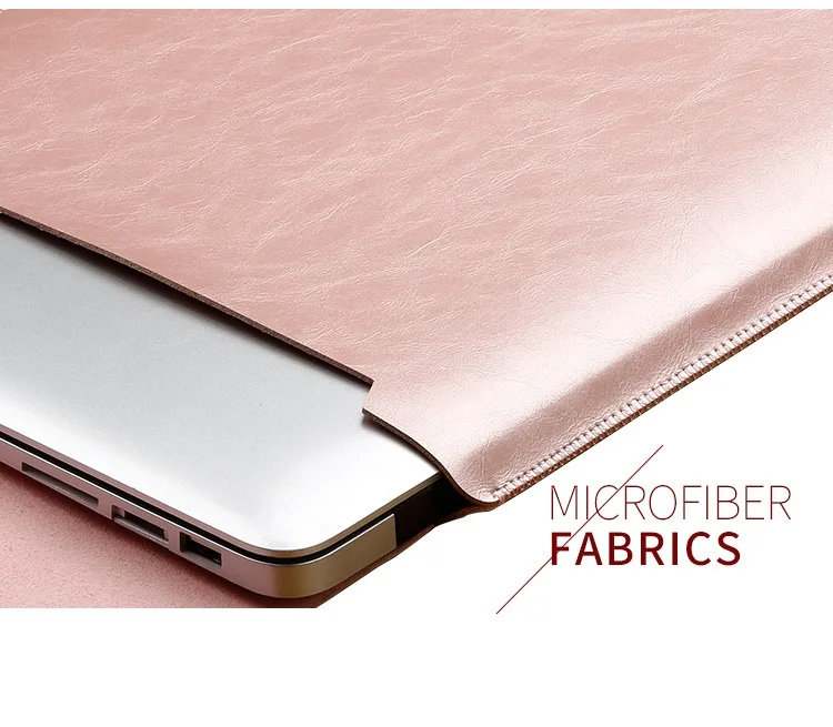 New Wool Felt For Macbook Air 13 A1466 Laptop Cover Wool Felt Pouch Bag PU Leather For Macbook Air 13 Laptop Sleeve Pouch Bag (11)