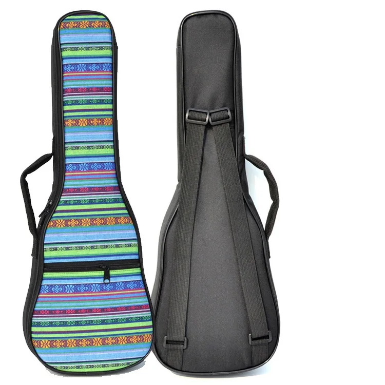 

New Arrival 21" 23" 26'' Ukulele Bag Soft Pad Double Shoulder Strap Hand Portable Canvas Gig Bag Guitar Bag & Case