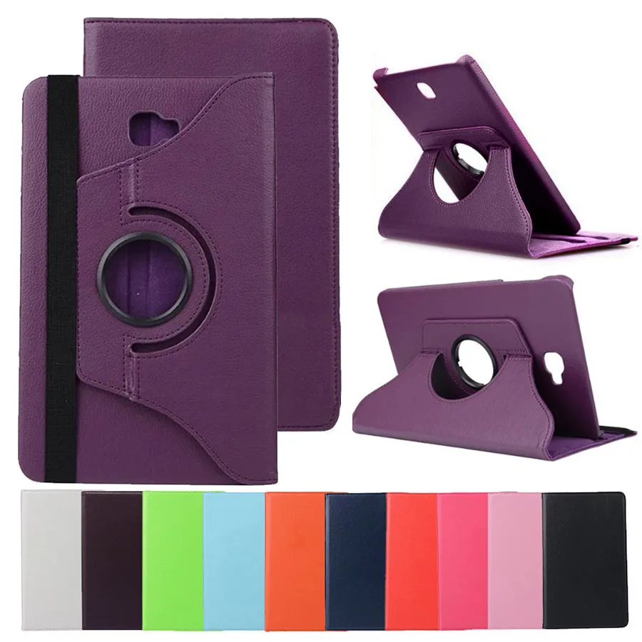 Eagwell 360 Rotating PU Leather Case For Samsung Galaxy Tab A 10.1 inch SM T580 T585 Tablet Flip Stand Cover Protective Case Eagwell 360 Rotating PU Leather Case For Samsung Galaxy Tab A 10.1 inch SM T580 T585 Tablet Flip Stand Cover Protective Case