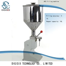 Food filling machine Manual hand pressure stainless paste dispensing liquid packaging equipment A03