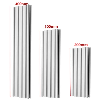 

Brand New 1pc 200/300/400mm Length 2060 T-Slot Aluminum Profiles Extrusion Frame For CNC 3D Printers Plasma Lasers Stands