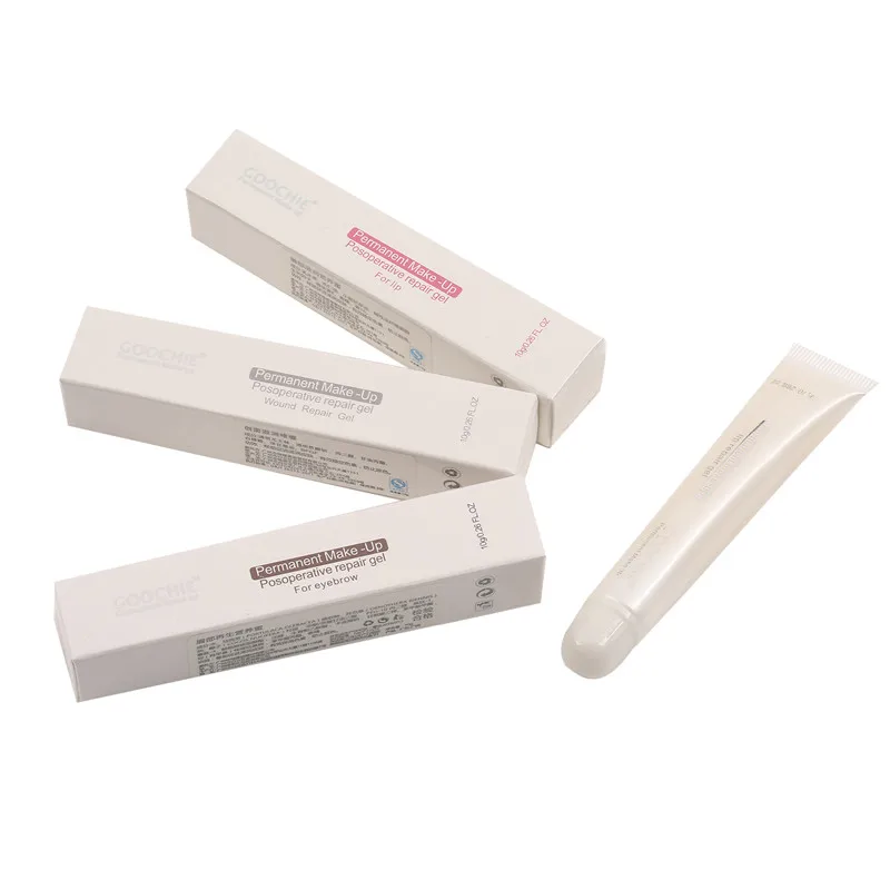 

5 pcs Goochie Permanent makeup post eyebrow operation repair agent, lip repair gel, post tattoo repair gel 10g/ tube for tattoo
