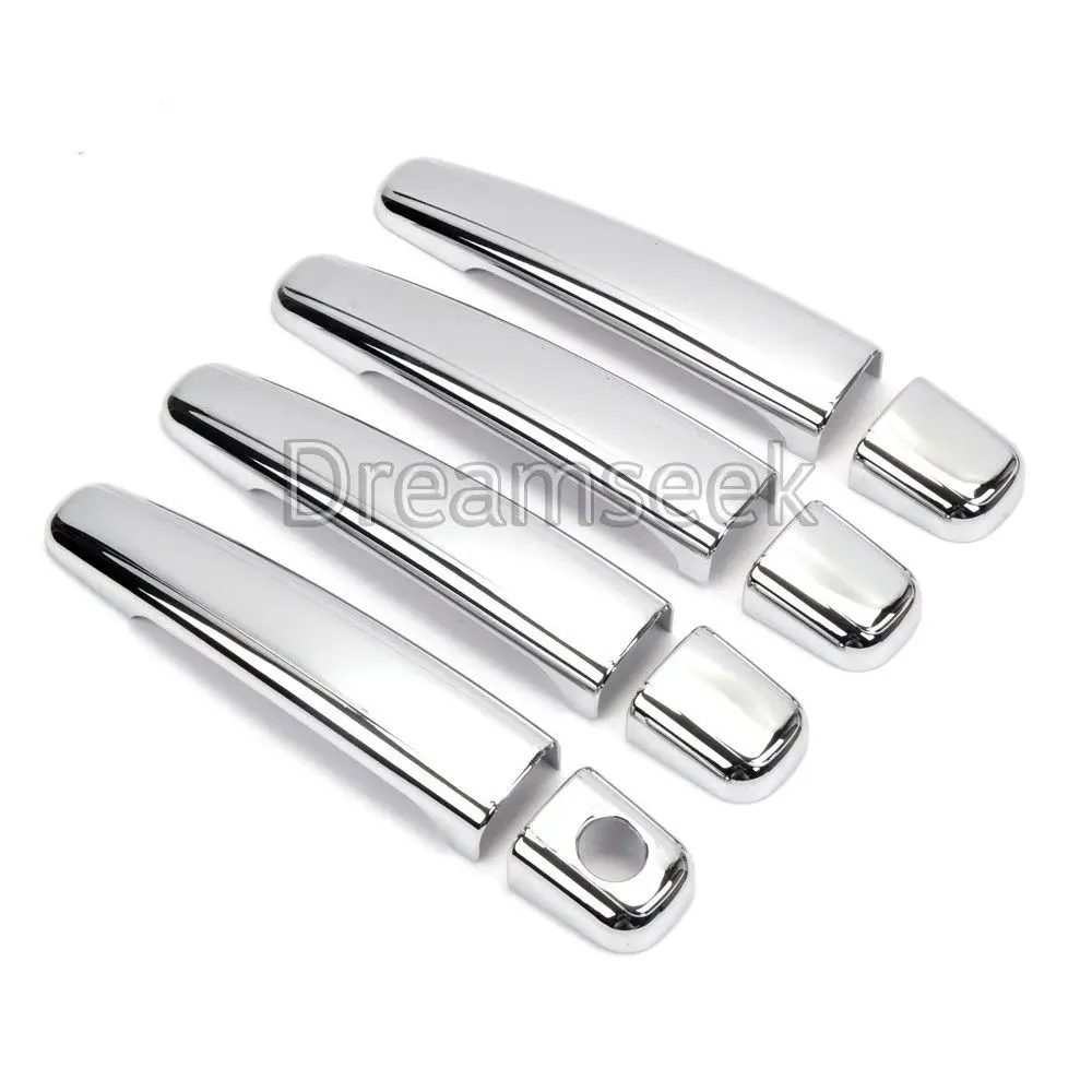 Günstige Türgriff Abdeckung Für Citroen C2 C3 Peugeot 307 307CC ABS Chrome Molding Trim Lünette Auto Außen Dekoration