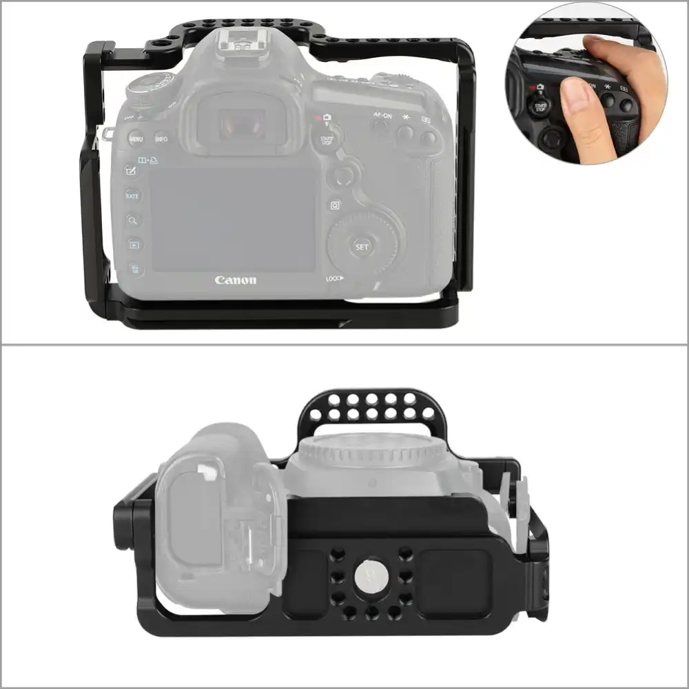 NICEYRIG Camera Cage for Canon EOS 5D Mark II III IV DSLR Camera Case