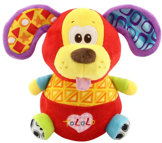 4 styles Cartoon Animal Roly-poly toy Baby Stuffed Plush Doll colorful tumbler Stuffed for child girls boys 20%Off 3