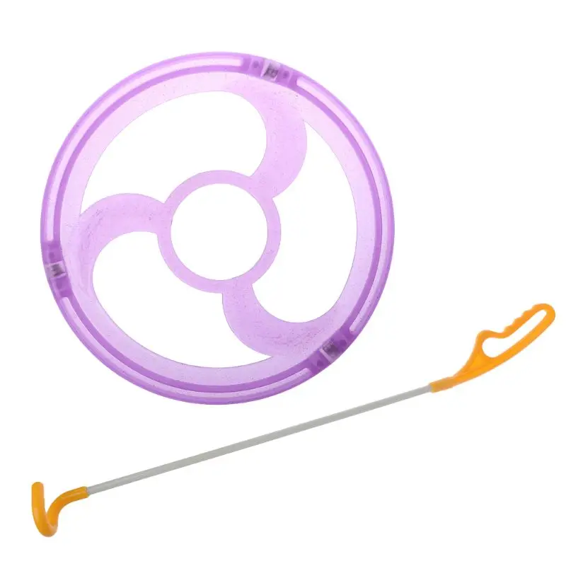 

Plastic Training Sports Fitness Equipment Roll Hoop Push Toy For Children Kids Xmas Gift Drop Ship De4