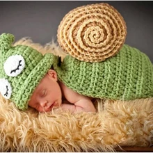 Новорожденный реквизит для фотосъемки черепаха вязаная крючком одежда шапочка наряд реквизит для фотосессии Прямая