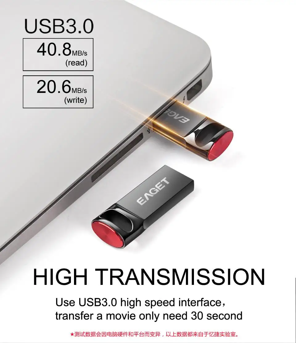 EAGET U81 флеш-накопитель USB 3,0, 16 ГБ, 32 ГБ, 64 ГБ, 128 ГБ, флеш-накопитель, чип UPD, 16 ГБ, высокоскоростная карта памяти, 32 ГБ, внешний накопитель