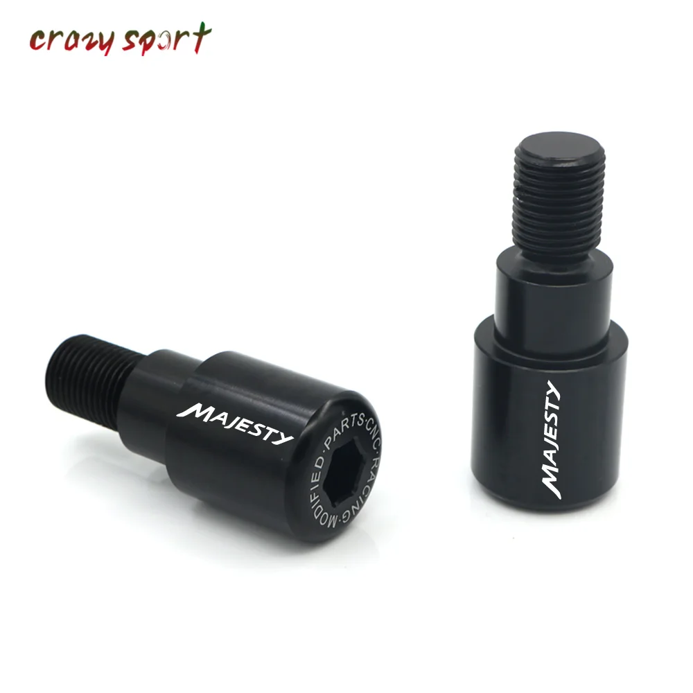 Handlebar Grip Bar Ends Slider For YAMAHA YP 400 YP400 MAJESTY 2005-2014 2013 Motorcycle Accessories CNC With Logo | Автомобили и