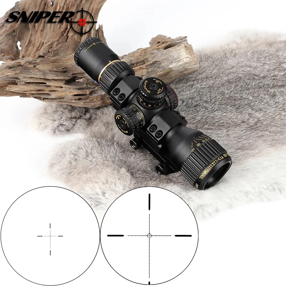 

SNIPER VT 3-12X32 Compact Sight RiflescopesFirst Focal Plane Hunting Rifle Scope Glass Etched Reticle Tactical Optical Sight
