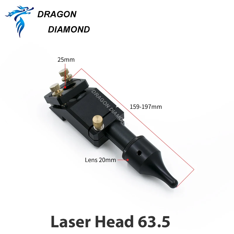 Co2 лазерная головка отражающее крепление для лазерного зеркала диаметром 20 мм fl50,8 63,5 мм зеркало диаметром 25 мм для лазерной гравировки и резки