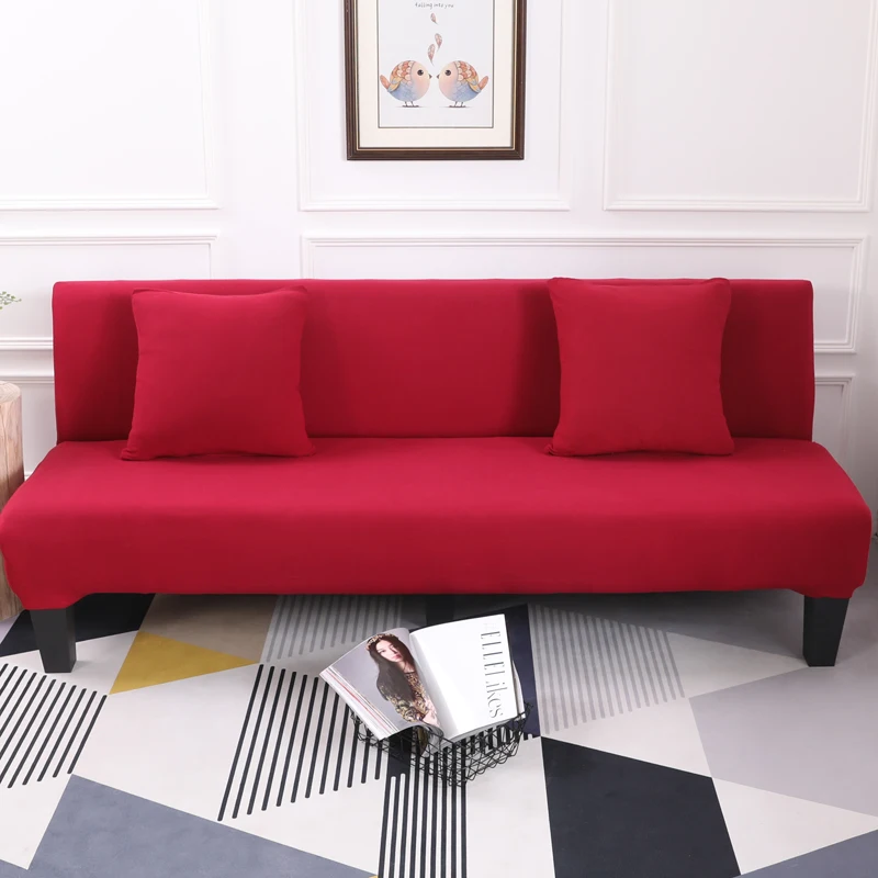 Us 35 75 35 Off Bright Red Wine Stretch Sofa Cover No Handrails High Elastic Couch Cover Sofa Slipcovers Cheap Sofa Bed Covers For Livingroom In Us 35 75 35 Off Bright Red Wine Stretch Sofa Cover No Handrails High Elastic Couch Cover Sofa Slipcovers Cheap Sofa Bed Covers For Livingroom In