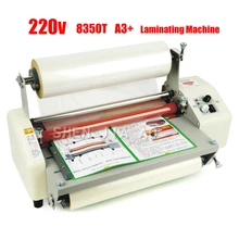 12th 8350T A3+ Four Rollers Laminator Hot Roll Laminating Machine,High-end speed regulation laminating machine