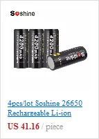 GOLISI S43 26650 Перезаряжаемые Батарея литий-ионный аккумулятор 4300mAh 3,7 V 35A большого потока энергии низкое внутреннее сопротивление для Светодиодный фонарики Налобные