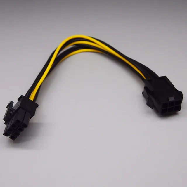 Best Offers 5pcs 6P to 8P graphics card power supply cable 8P extension cable 8P graphics card cable Best Offers 5pcs 6P to 8P graphics card power supply cable 8P extension cable 8P graphics card cable
