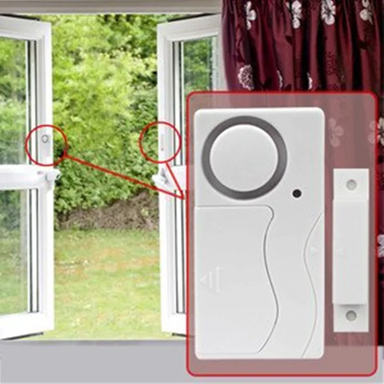 

Wireless magnetic door remote control alarm Home anti-theft device separate sound window security insurance factory wholesale