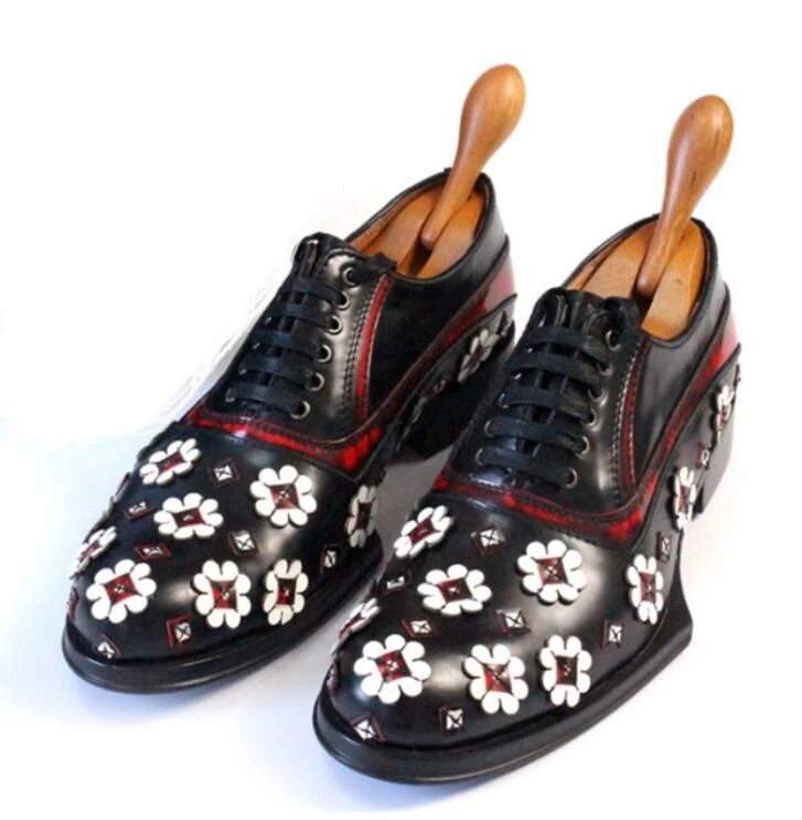 cherry red formal shoes