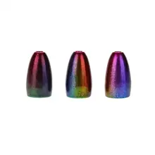 3 шт./партия, новые грузила для рыбалки, 1/4 унции, вольфрамовые грузчики в форме пули, рыболовное грузило, приманка, рыболовная коробка, снасти