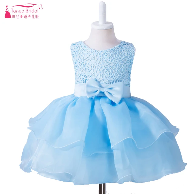 Sky Blue Cute Baby Birthday Dresses Little Kids Flower S For Sky Blue Cute Baby Birthday Dresses Little Kids Flower S For Wedding And Party First Munion