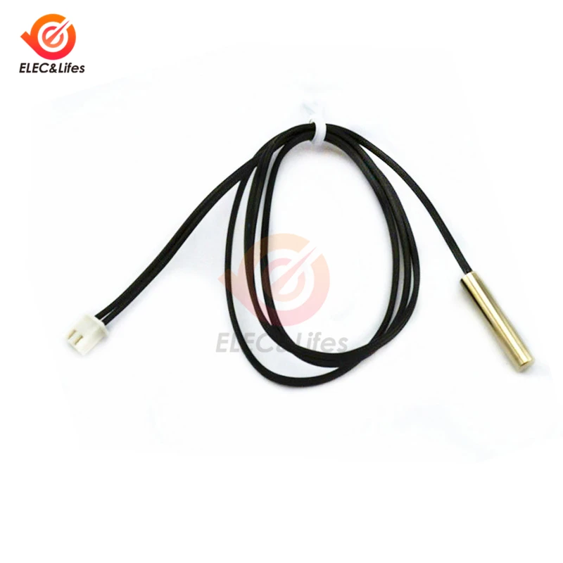NTC Thermistor Accuracy Temperature Sensor 1% NTC 3950 10K Waterproof Probe wire Cable Length 1M 30CM temperature sensor