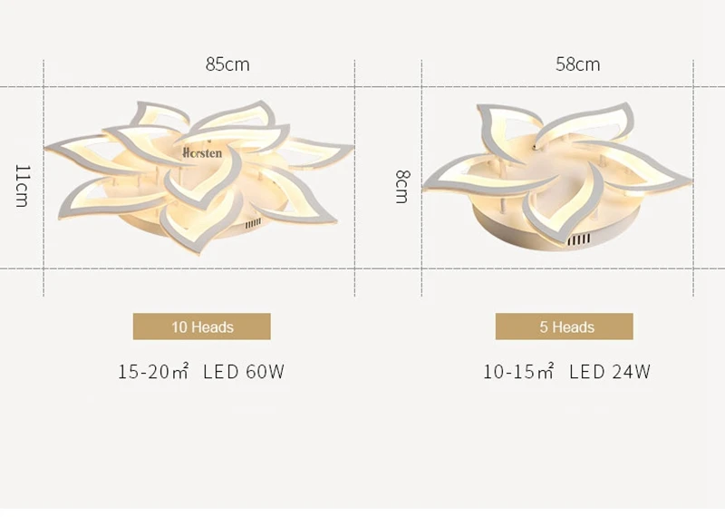 Modern Ceiling Chandelier Light 10 14 18 Heads Flower LED Ceiling Chandelier Lights For Living Room Bedroom Chandelier Lighting (10)