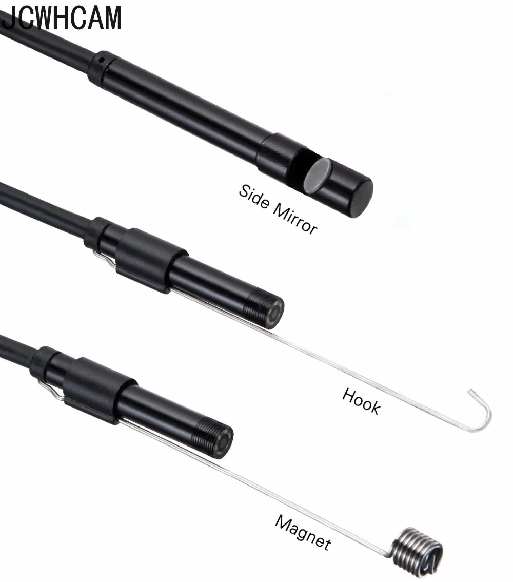 Új 8.0mm endoscope camer 1080P Merevlemez USB endoscope vel 8 ledes 1/2/5M Vezeték Vízhatlan esőköpény Szemle borescope számára android PC