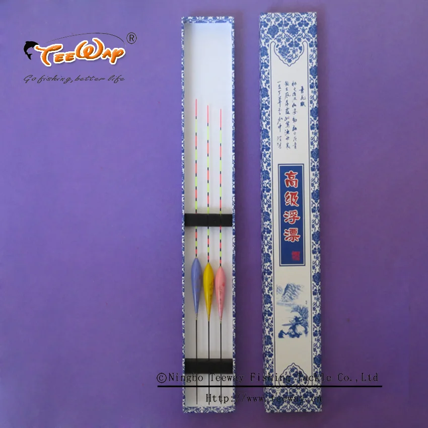 3pcs/lot fishing box set balsa wood fishing floats wooden 