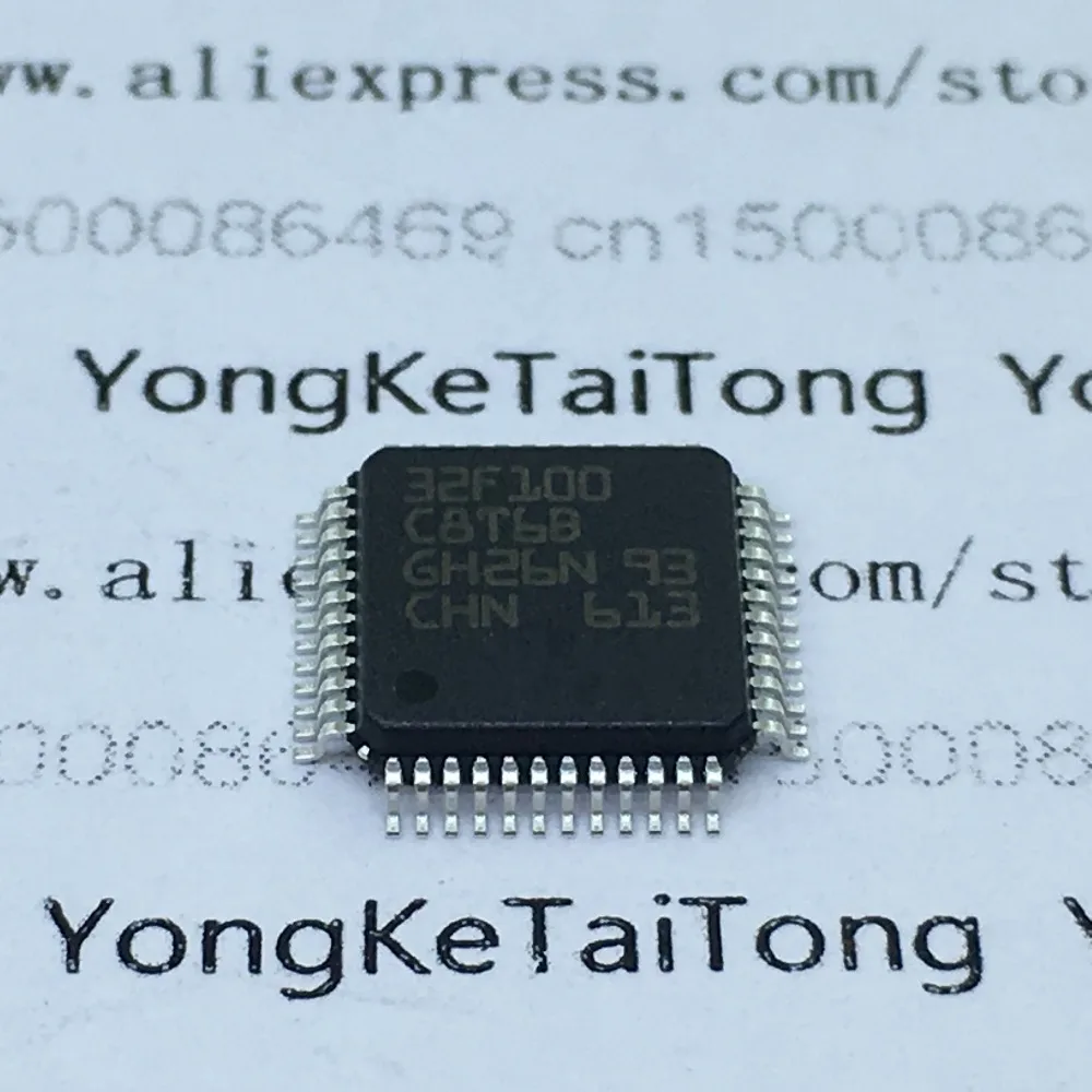 

10PCS-50PCS/LOT TM32F100C8T6B STM32F100C8T6 STM32F100C STM32F100 32F100 48L