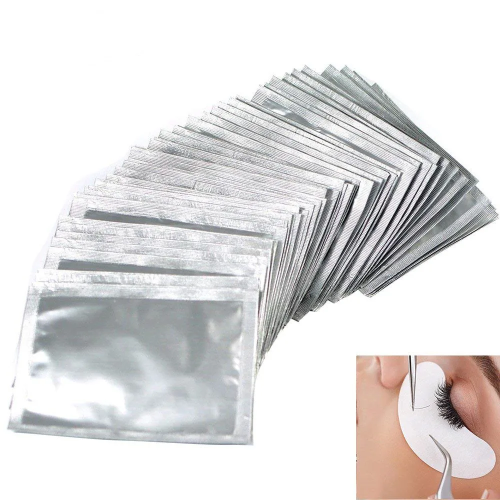 50pairs Under Eye Gel pads Eyelash Lash Extension Pads Lint Free Eye
