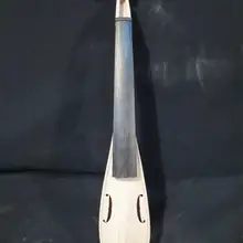 Барокко Стиль незавершенный Pochette SONG бренд скрипка 7 3/", белая скрипка#8436