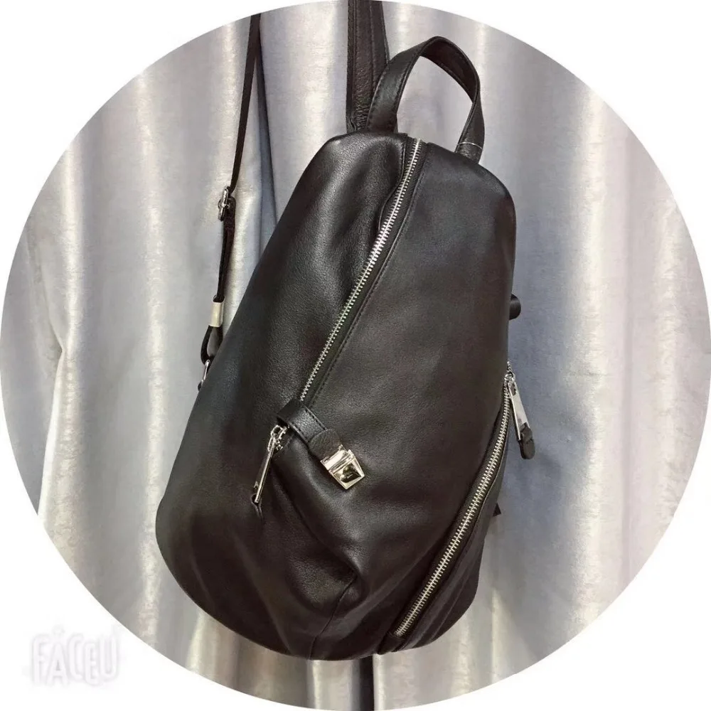 

Kafunila 100% genuine leather backpack fashion women fashion school backpack female travel shoulder bag mochila rucksack bagpack